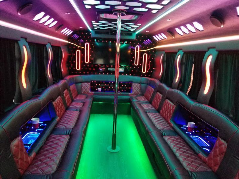 casino party bus rentals near me